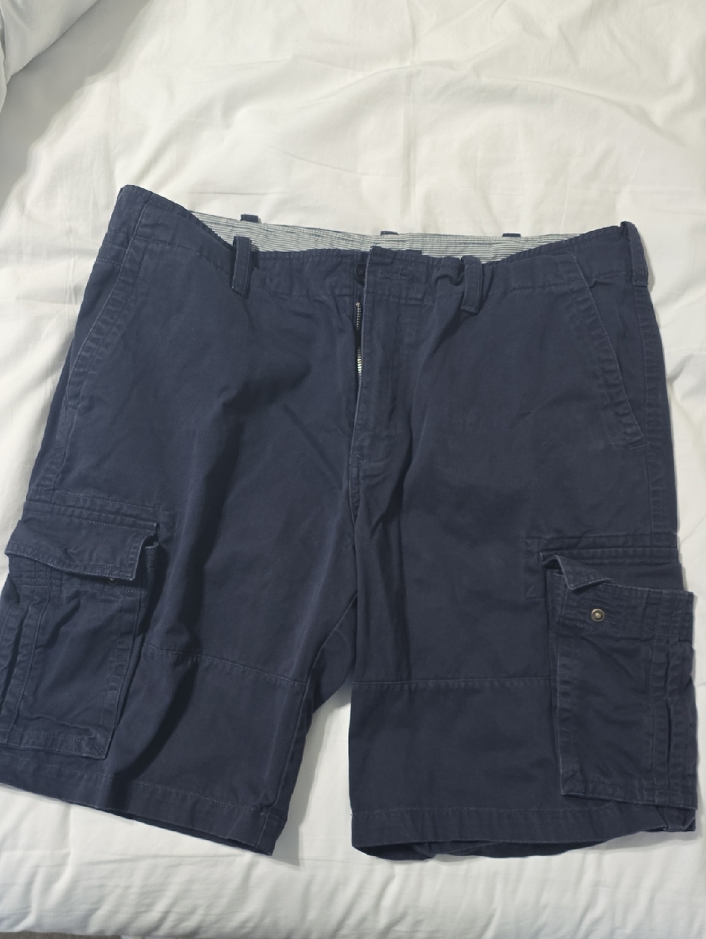 Tommy Hilfiger Navy Cargo Shorts with Utility Pockets